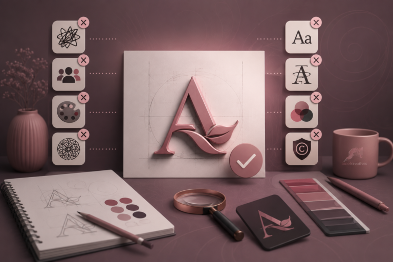 7 أخطاء شائعة عند تصميم شعار لمشروعك (وكيف تتجنبها)